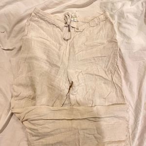 VINTAGE 100% LINEN PANTS